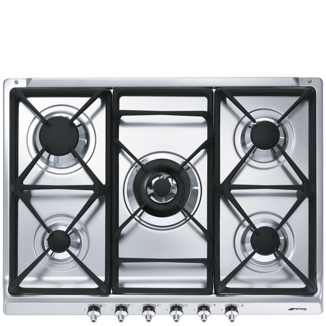 Smeg - Płyta kuchenna Classica Sdr70Xg5 stal nierdzewna