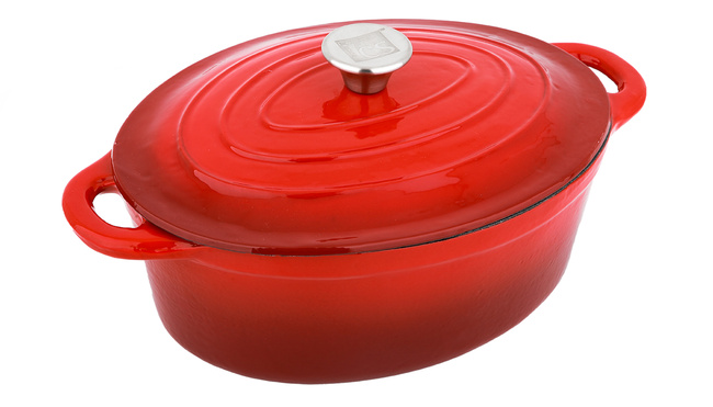 Brytfanna żeliwna z pokrywą 4 l Xanten+ red - Carl Schmidt Sohn