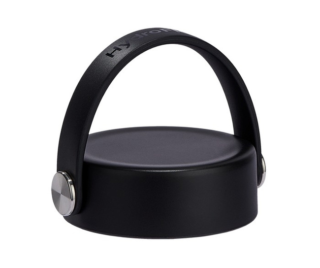 Zakrętka Hydro Flask Wide Mouth Flex Cap z uchwytem, czarna
