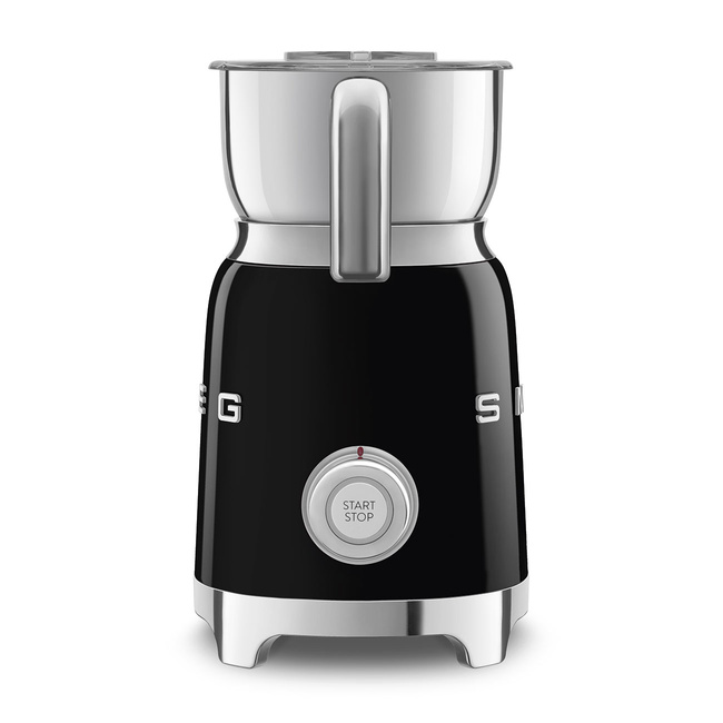 Smeg - Spieniacz do mleka, czarny Mff11bleu 50's Style