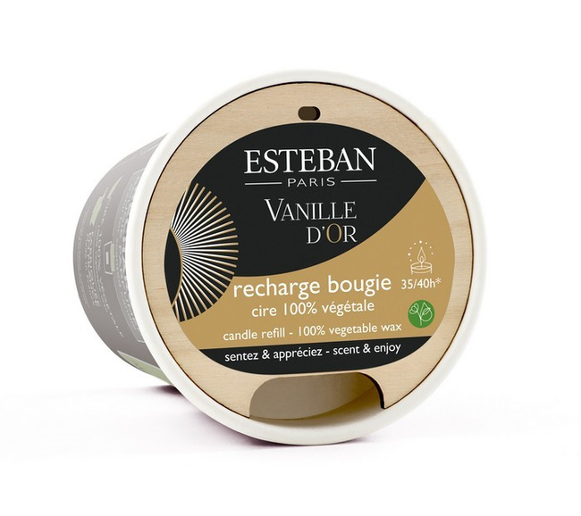 Wkład do świecy zapachowej 180g Vanille d'or - Esteban