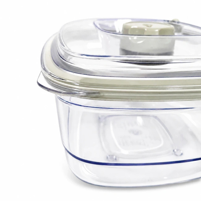 Wartmann pojemnik próżniowy 1,4 l BPA-free kwadratowy 3-pozycyjny zawór mikrofalówka zamrażarka