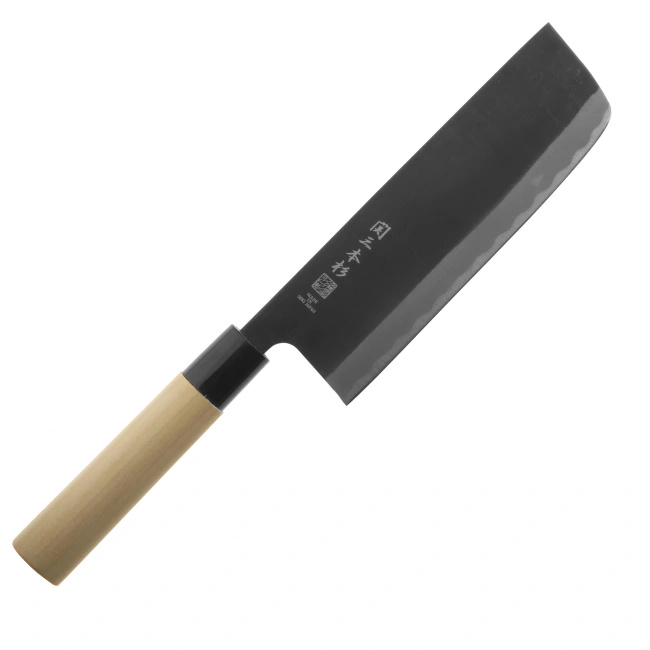 Nóż Nakiri Seki Sanbonsugi Kurodachi FC-331, 17 cm, stal węglowa SK4