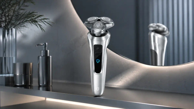 Golarka elektryczna Xiaomi Mijia Electric Shaver Pro Portable, srebrna, 3 głowice