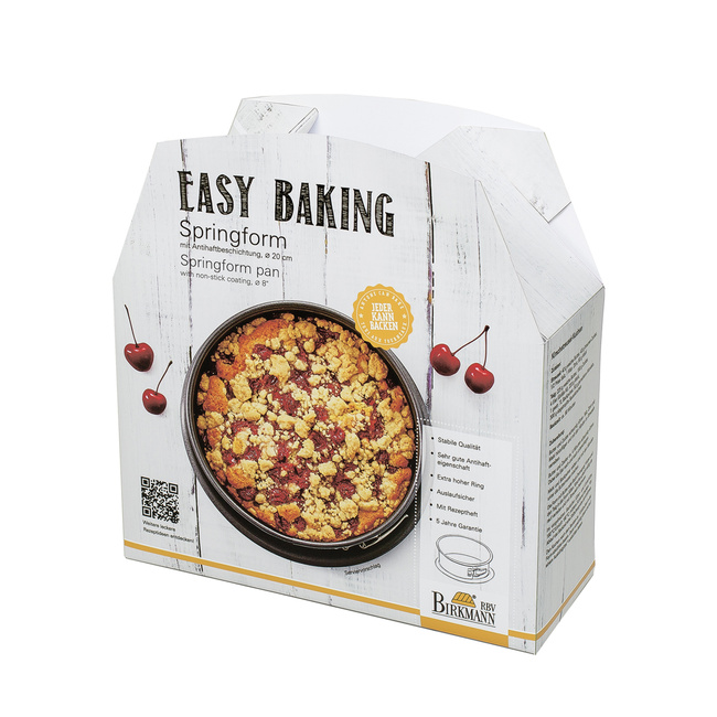 Tortownica z wyjmowanym dnem Easy Baking 20 cm - Birkmann