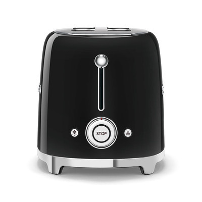 Smeg - Toster, dwie kromki, czarny Tsf01bleu 50's Style