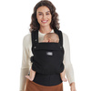 Nosidełko ergonomiczne Momcozy Pure Hug z bawełny, czarne, od 3,2 do 20 kg