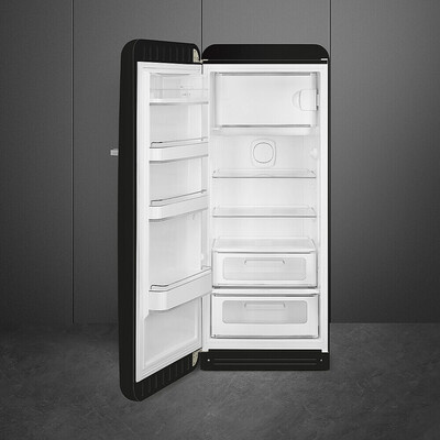 Smeg - Chłodziarko-zamrażarka FAB28LBL6 50'S RETRO STYLE - czarny