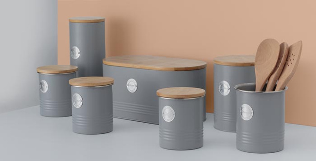 Pojemnik Na Herbatę, Szary, Living - Typhoon