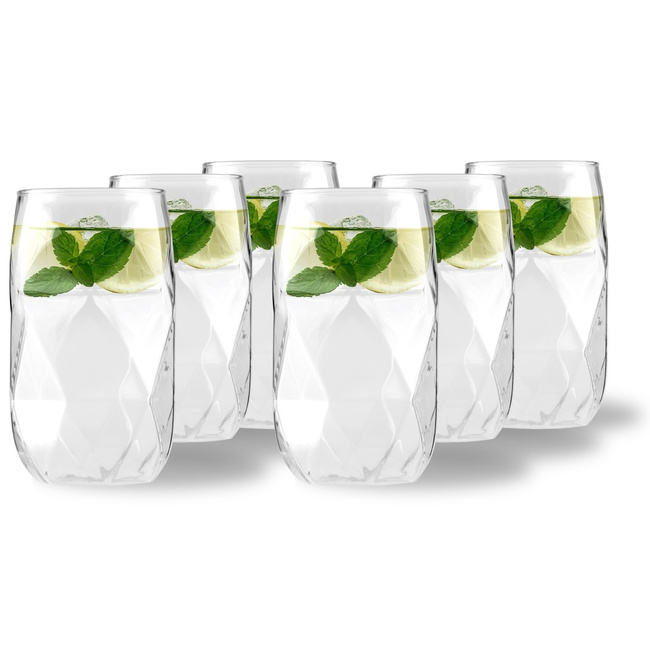 Szklanki wysokie 400 ml Geo - Vialli Design