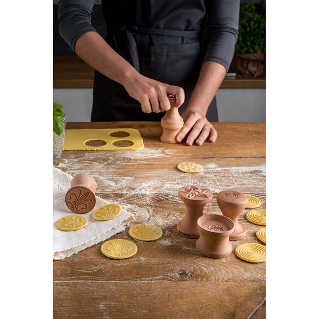 Zestaw stempli do makaronu Corzetti 28 cm spiralny Marcato