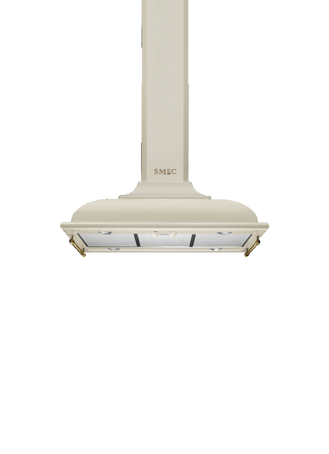 Smeg - Okap wyspowy, Cortina Cortina Kci19Poe Kremowy