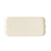 Prostokątny talerz do serwowania - kremowy - Emile Henry