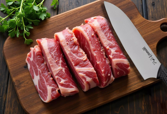 Samura Golf Nóż Kuchenny Santoku AUS-8, ostrze 18 cm