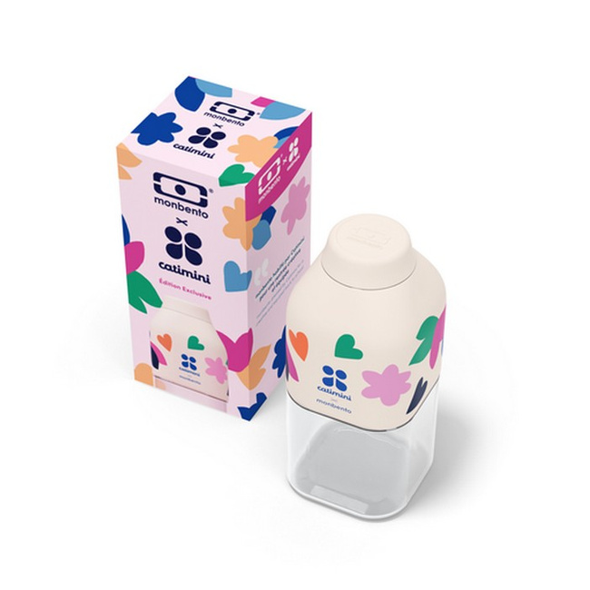 Butelka S Positive, Catimini Cream Paper Cut - Monbento