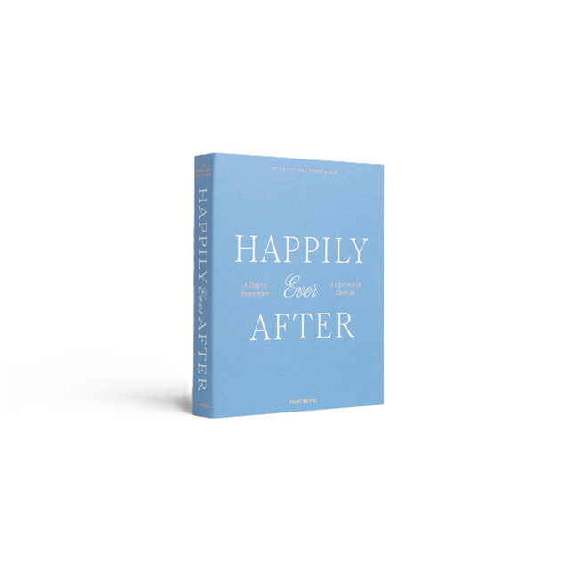 Album ślubny Printworks Happily Ever After L, niebieski, 60 stron 28 x 21 cm
