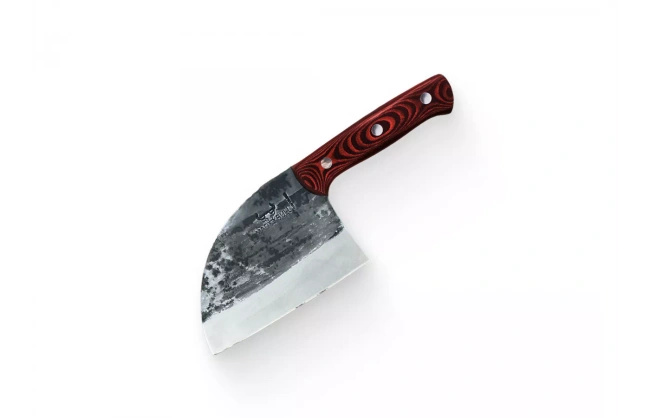 Tasak serbski Samura Mad Bull Mini SMB-0041R, ostrze 14,5 cm, czarno-czerwony