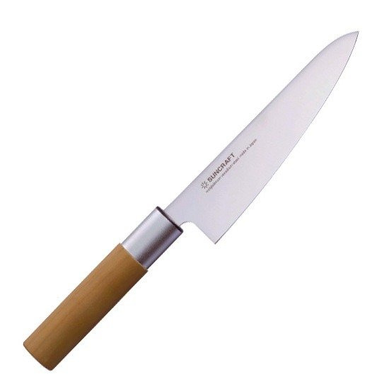 Suncraft Senzo Japanese Small Santoku 143 Mm [Wa-0 - Suncraft