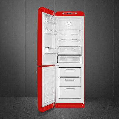 Smeg - Chłodziarko-zamrażarka FAB32LRD6 50'S RETRO STYLE - czerwony