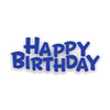 Pme Świeczki Niebieskie Happy Birthday (16 Sztuk) Niebieski