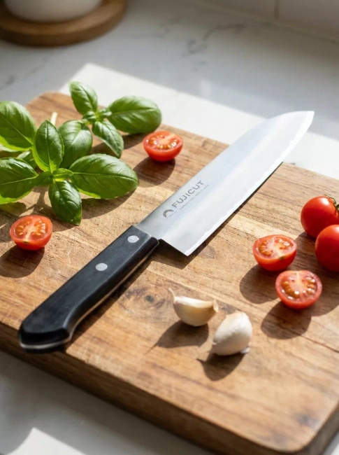 Nóż Santoku Fuji Cutlery FujiCut #2000 FC-1621, 16,5 cm, stal Mo-V