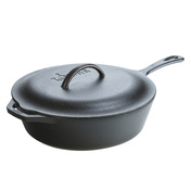 Patelnia żeliwna głęboka z pokrywą 30 cm - Lodge