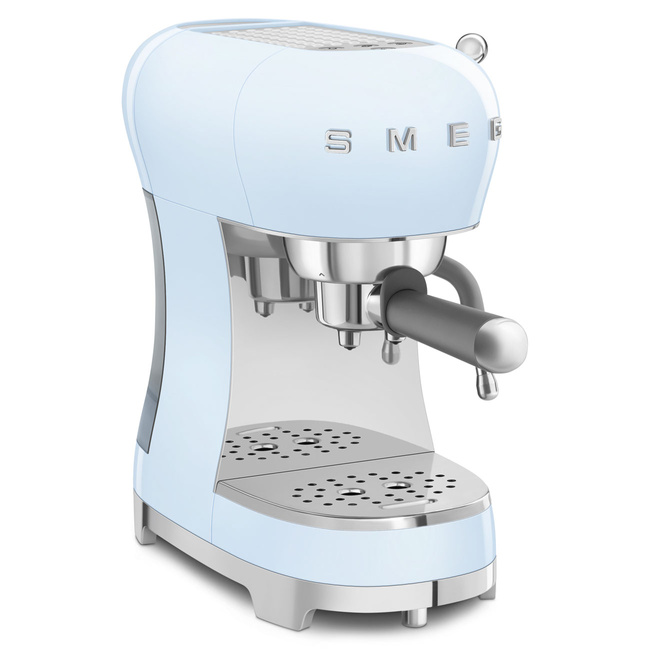 Smeg - Ekspres Do Kawy, Kolbowy SDA 50's Style ECF02PBEU Pastelowy Błękit.