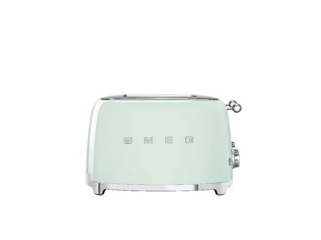 Smeg - Toster, Cztery Kromki, Pastelowa Zieleń 50's Style TSF03PGEU Pastelowa Zieleń