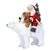 Św. Mikołaj na niedźwiedziu polarnym 24,5x11,5x2 - Merry Moments