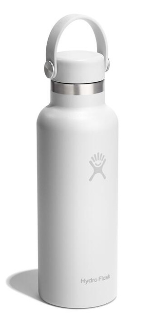 Butelka termiczna Hydro Flask Standard Mouth 18 oz (532 ml) z nakrętką Flex Cap, biała
