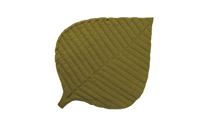 Toddlekind mata do zabawy z bawełny organicznej w kształcie liścia Leaf Mat Sand Castle