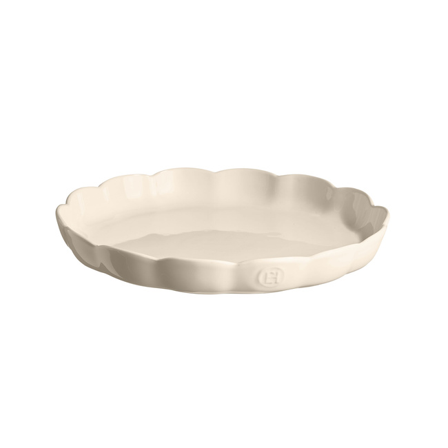 Naczynie do tarty Madeleine Ø 31 cm kremowe Emile Henry
