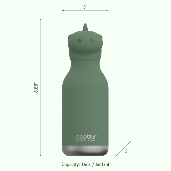 Asobu Bestie Bottle Dinosaur 460ml - Asobu