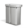 Automatyczny kosz do segregacji Simplehuman ST2050, 58 l, sterowany głosem