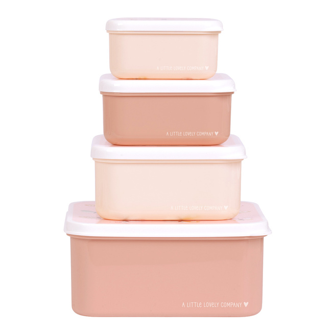 Lunchbox dla dzieci Butterflies - zestaw 4 szt - A Little Lovely Company