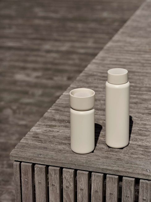 Kubek termiczny butelka 400 ml Cream Singles - Zone Denmark