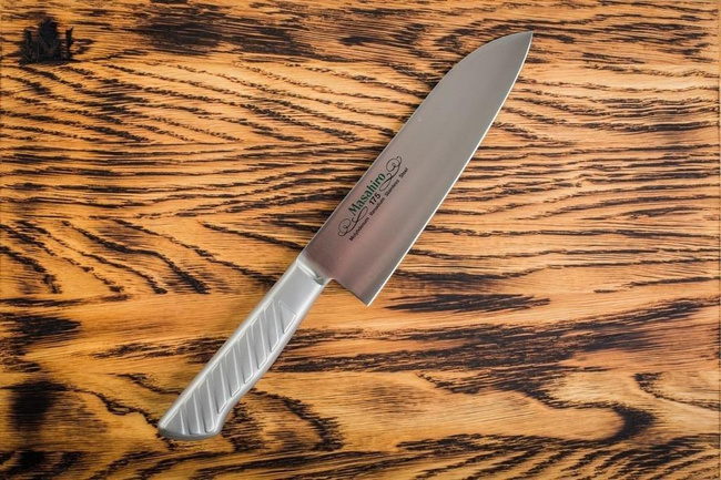 Masahiro MV-S Nóż Santoku MBS-26 17.5 cm Stal nierdzewna