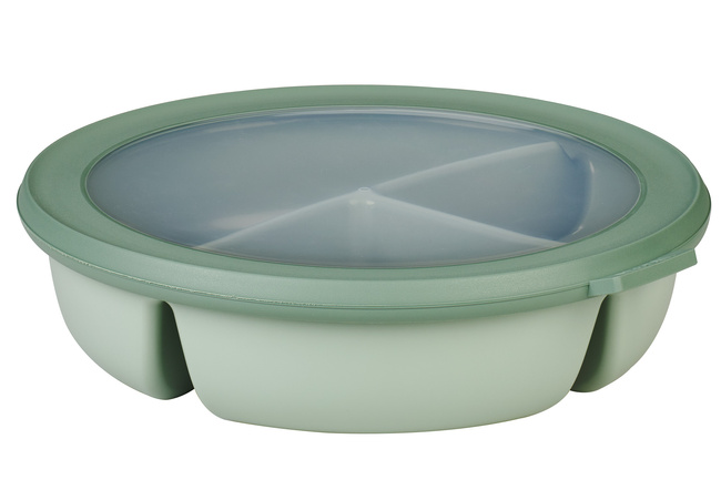 Mepal Cirqula Bento miska obiadowa 3 przegrody 250 250 500 ml Nordic sage