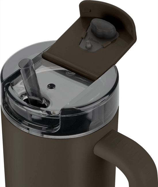 Thermo Plus Kubek termiczny ze słomką - 900 Ml, Brązowy - Zwilling