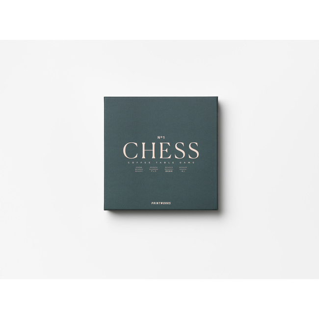 Szachy Printworks Classic Chess, plansza 25 x 25 cm z akrylowym blatem