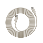 kable ładujące usb-c do usb-c 2 m beżowy - Avolt