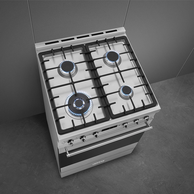 Smeg - Kuchnia Wolnostojąca Symfonia C6Gmx2 Stal Nierdzewna.