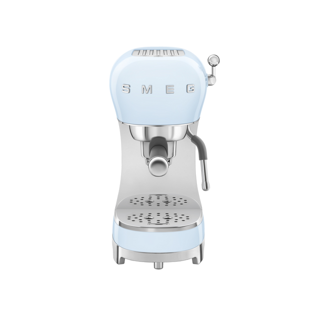 Smeg - Ekspres do kawy, kolbowy SDA 50's Style ECF02PBEU Pastelowy błękit