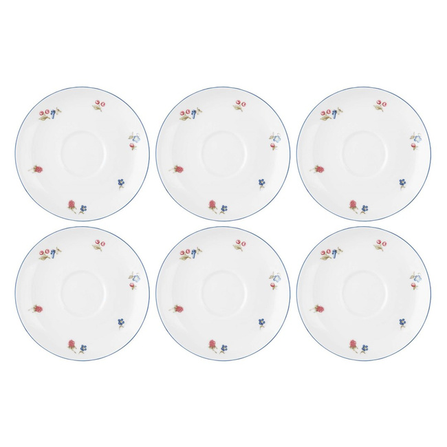 Seltmann Sonate Nostalgia zestaw 6 spodków 13 cm