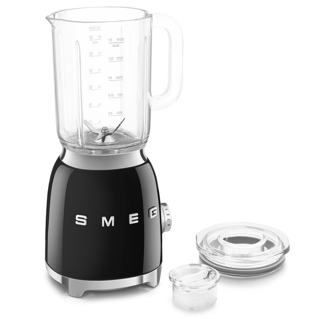 Smeg - Blender, czarny 50's style Blf03bleu Czarny