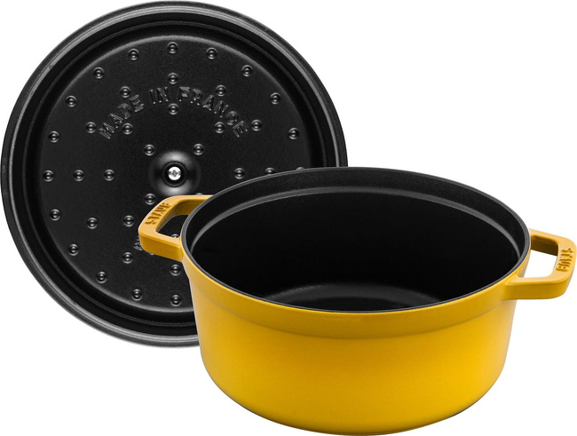 La Cocotte Garnek Żeliwny Okrągły 6.7 Ltr Cytrynowy - Staub