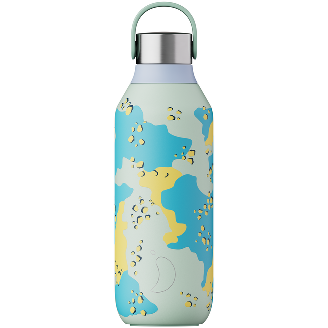 butelki termiczne 500 ml desert camo light green - chilly's bottles