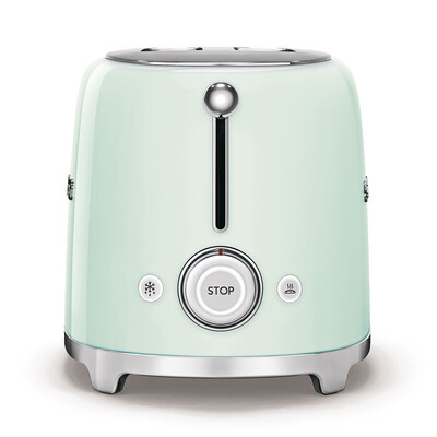 Smeg - Toster, cztery kromki, pastelowa zieleń Tsf02pgeu 50's Style