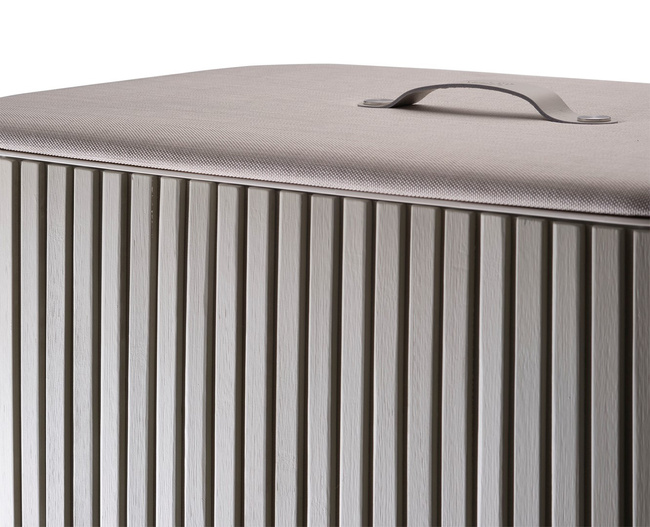 Kosz Na Pranie 90l Bambus Beż Tota Trio Luxe - Joseph Joseph