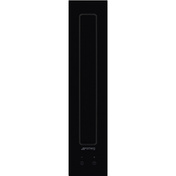 Smeg - Okap wyspowy Universal Kdh12Wld Czarne szkło + Stal nierdzewna